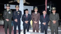 Ketua DPRD Mura Rumiadi Ikuti Apel Ziarah Nasional dan Renungan Suci HUT Ke-81 RI di TMP Puruk Cahu